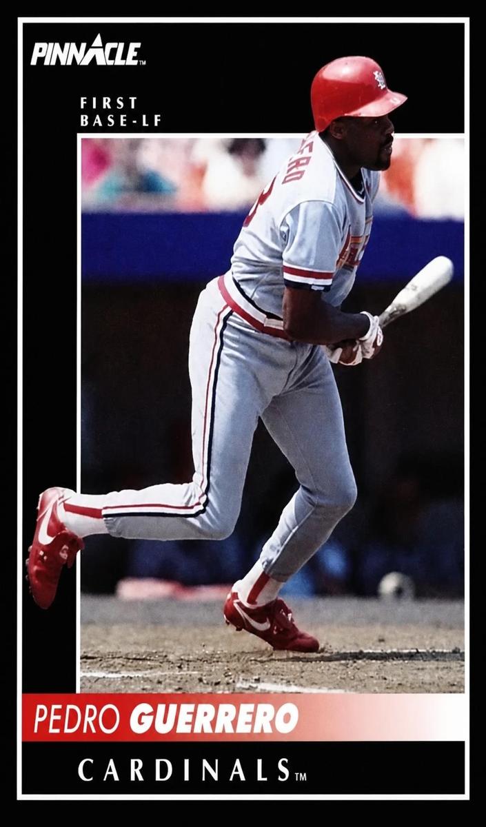 1992 Pinnacle Baseball Pedro Guerrero #392