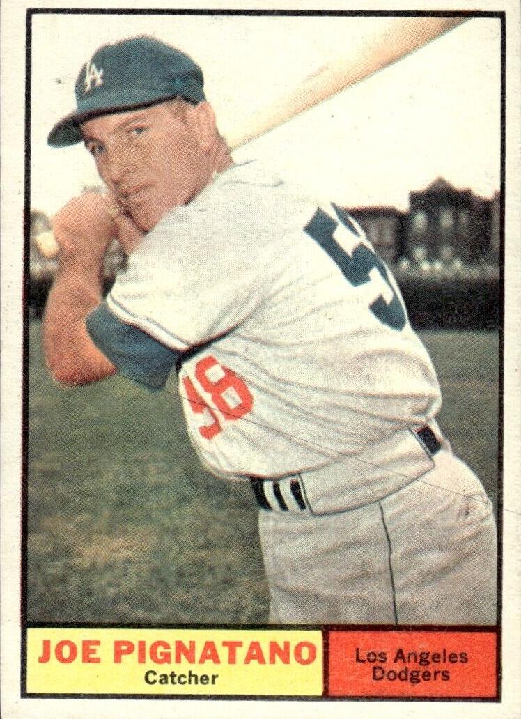 1961 Topps Baseball Joe Pignatano #74 PSA 8
