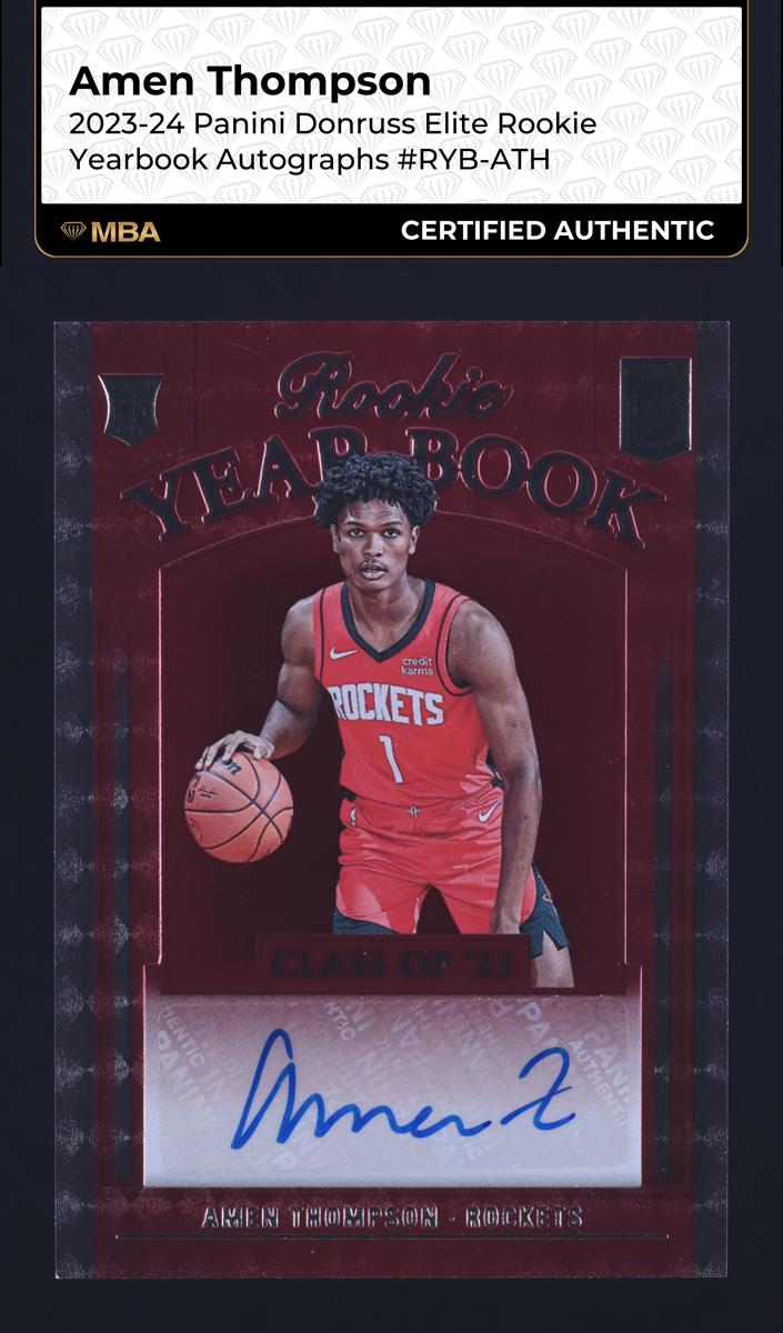 2023 Donruss Elite Basketball Amen Thompson #RYB-ATH