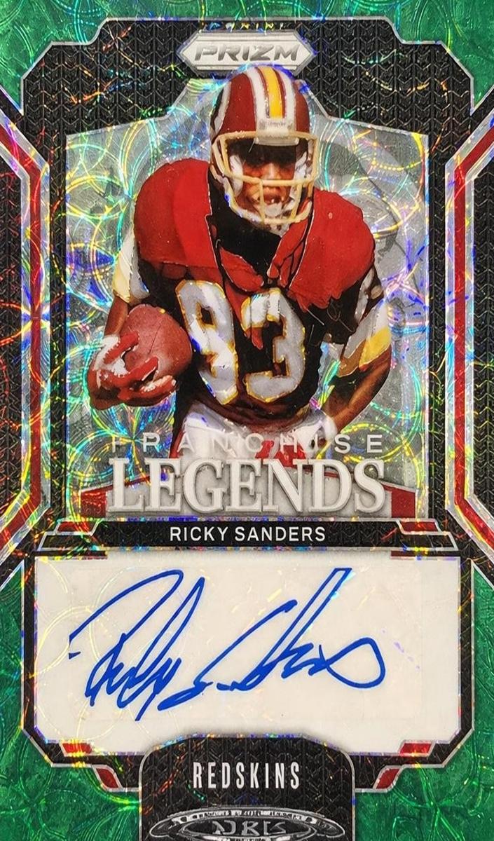 2024 Panini Prizm Football Green Scope Ricky Sanders #FL-RSS