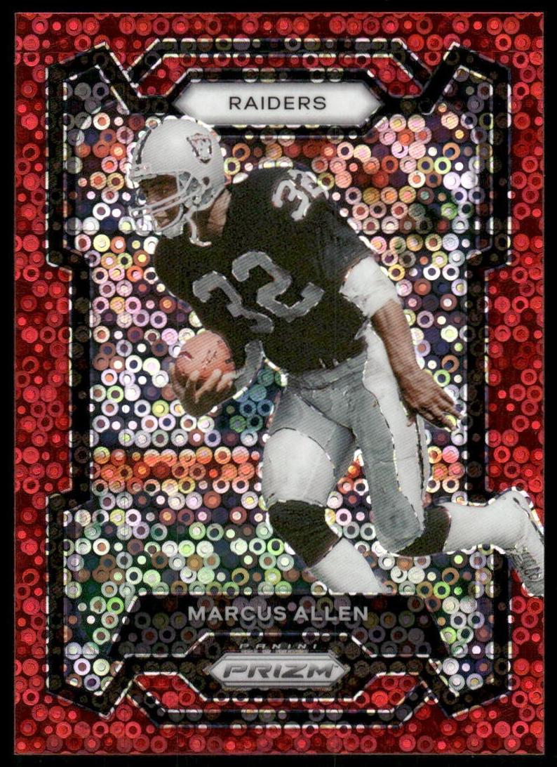 2023 Panini Prizm Football No Huddle Red Marcus Allen #179