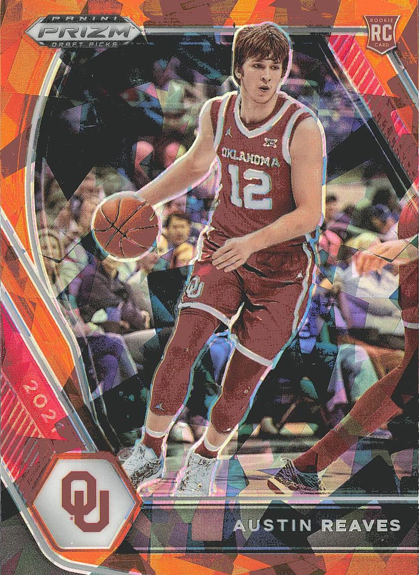 2021 Panini Prizm Draft Picks Basketball Orange Ice Austin Reaves #49