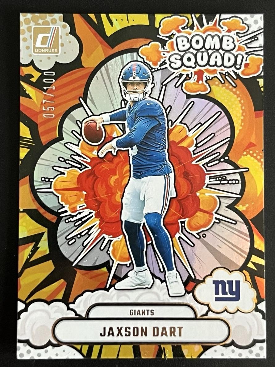 2025 Panini Donruss Football Holo Jaxson Dart #BS-JDT
