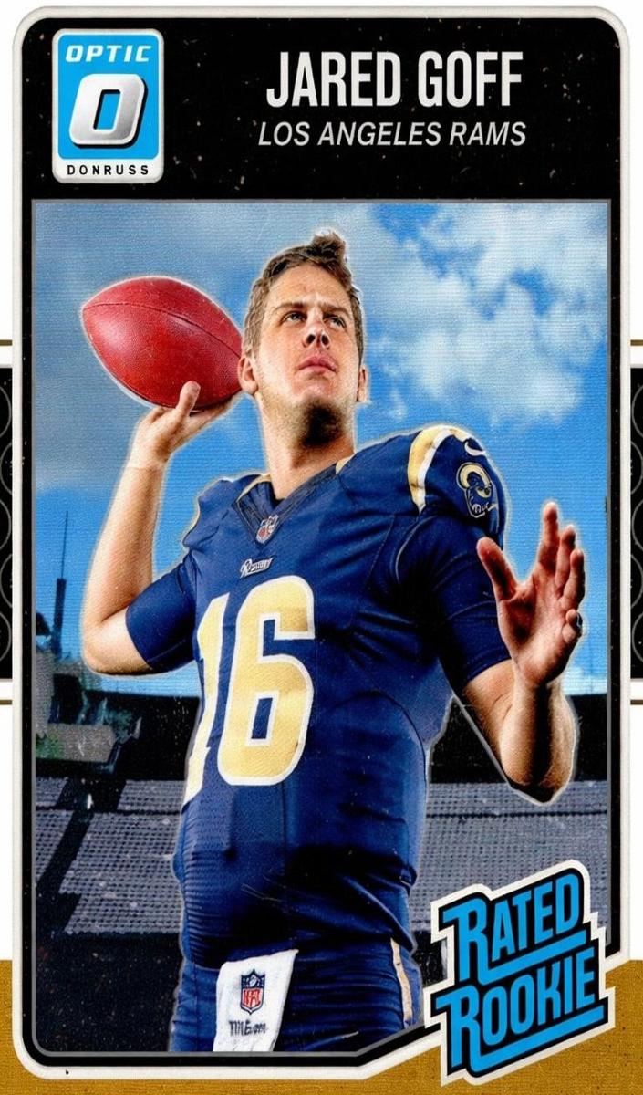 2016 Donruss Optic Football Bronze Jared Goff #172 PSA 9