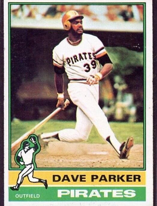 1976 Topps Baseball Dave Parker #185