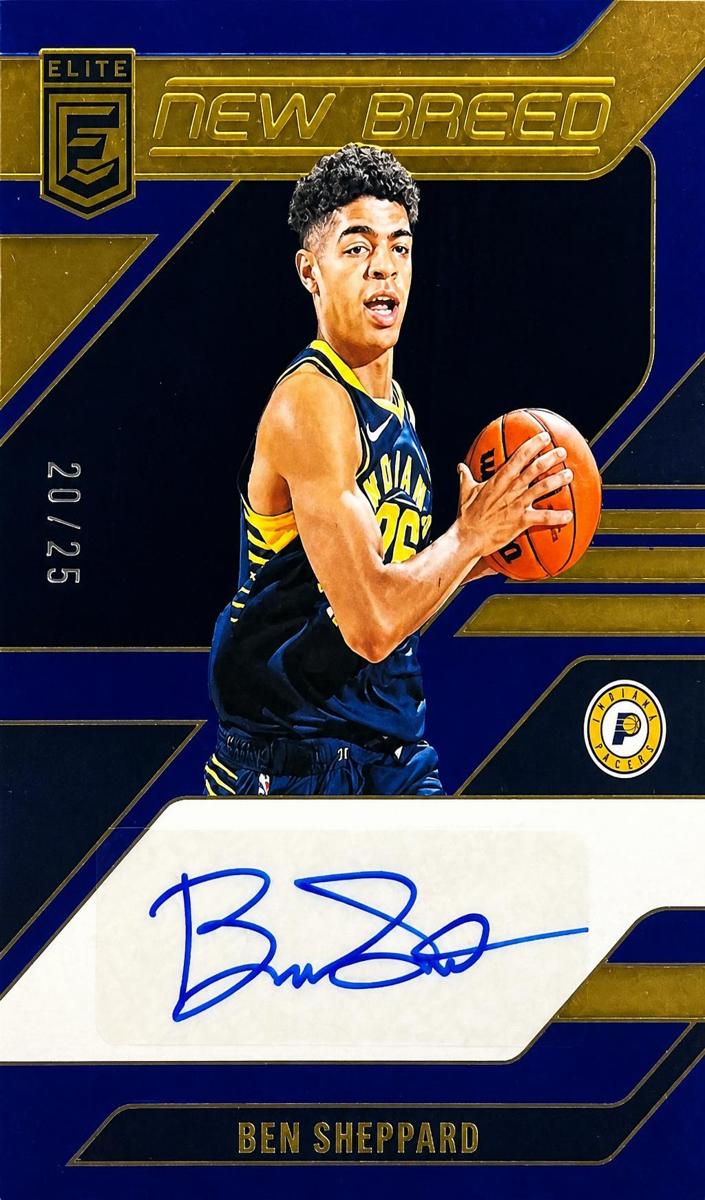 2023 Donruss Elite Basketball Blue Ben Sheppard #NB-BEN