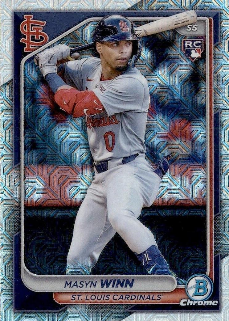 2024 Bowman Chrome Baseball Masyn Winn #61