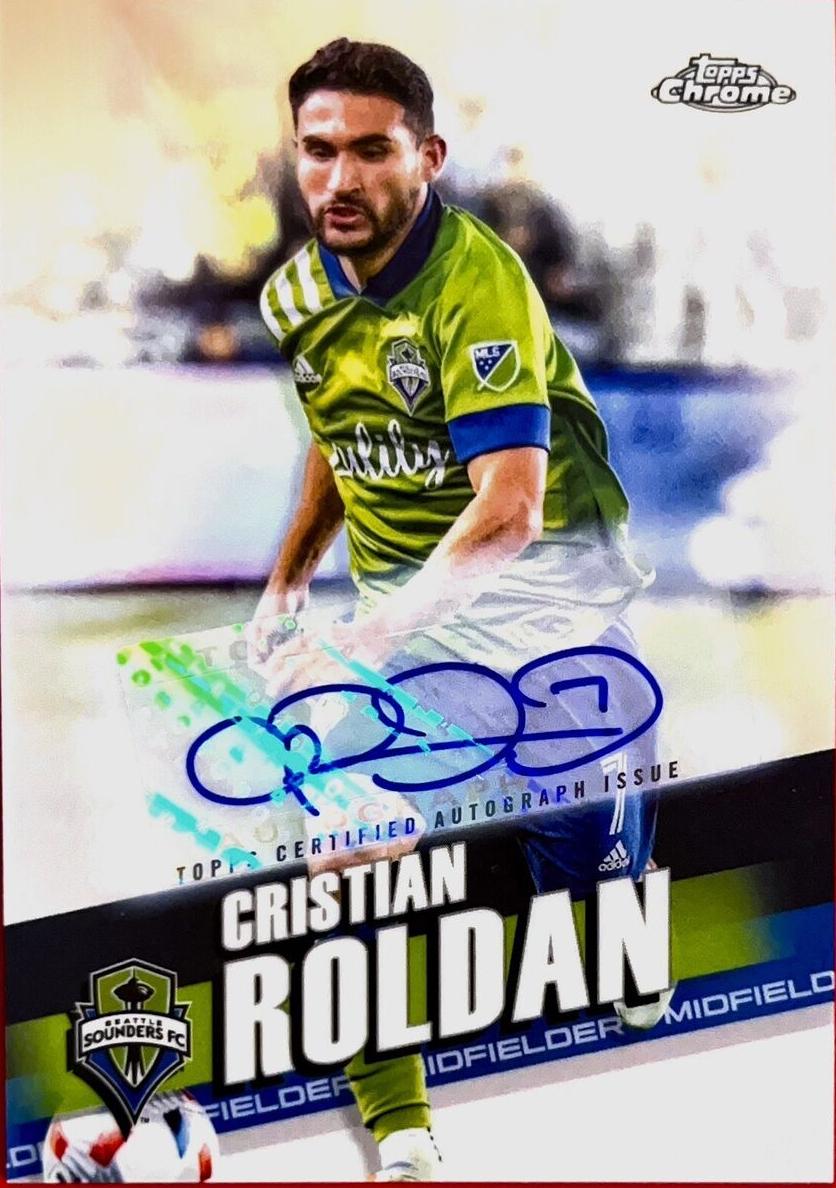 2022 Topps Chrome MLS Soccer Cristian Roldan #144