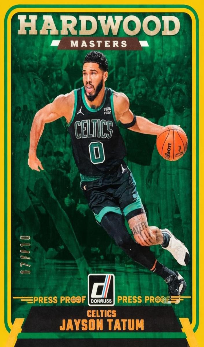 2024 Panini Donruss Basketball Press Proof Gold Jayson Tatum #8