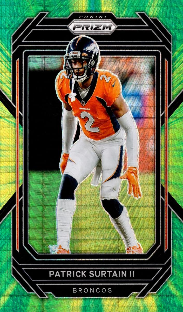 2022 Panini Prizm Football Hyper Patrick Surtain II #92 PSA 10