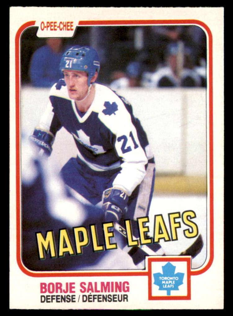 1981 O-Pee-Chee Hockey Borje Salming #307 PSA 9