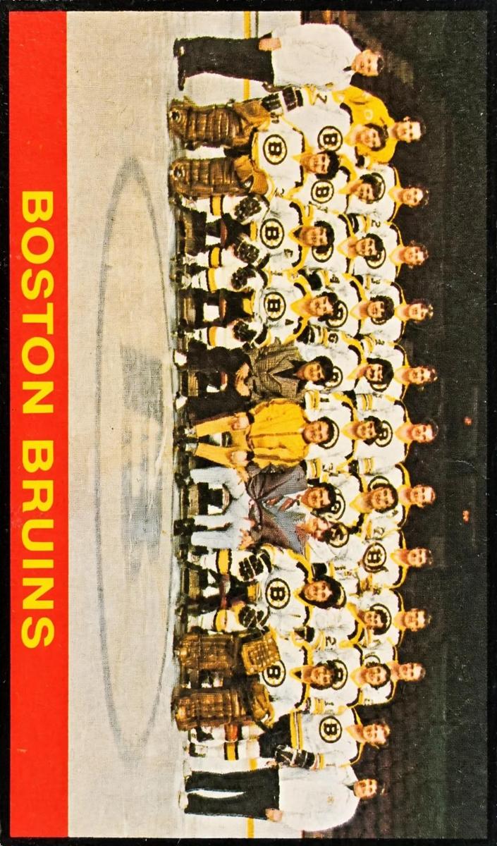1974 O-Pee-Chee Hockey Boston Bruins #350 PSA 9