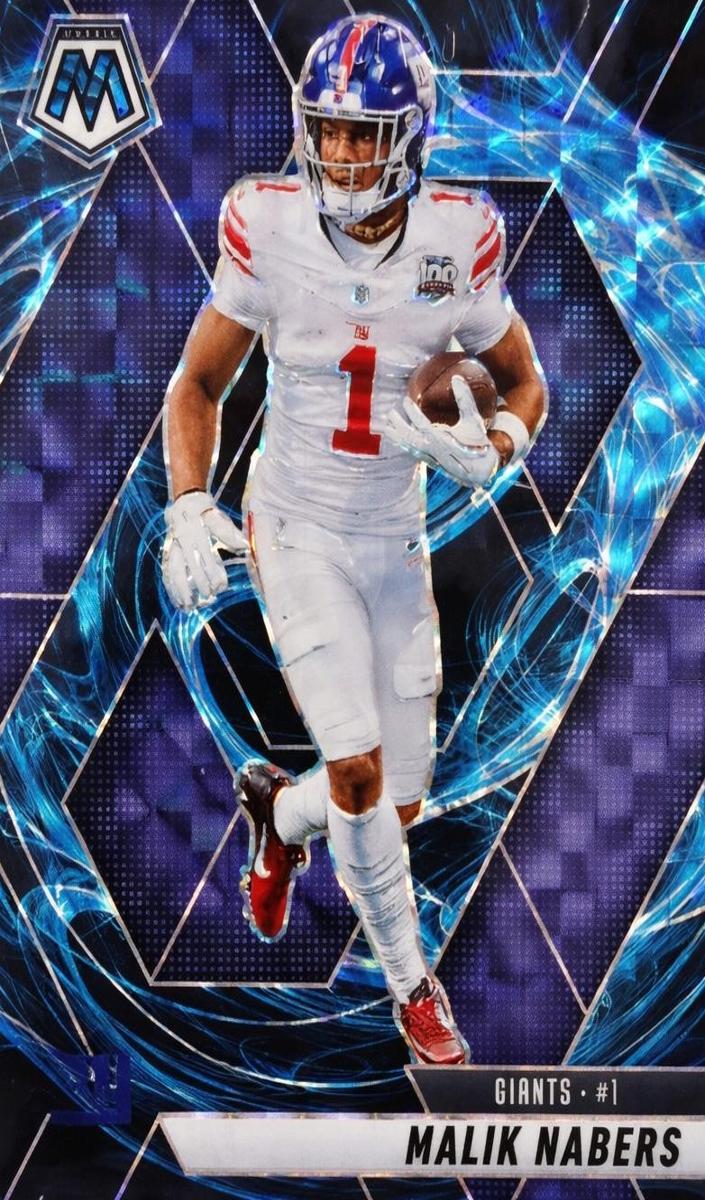 2025 Panini Mosaic Football Genesis Malik Nabers #100