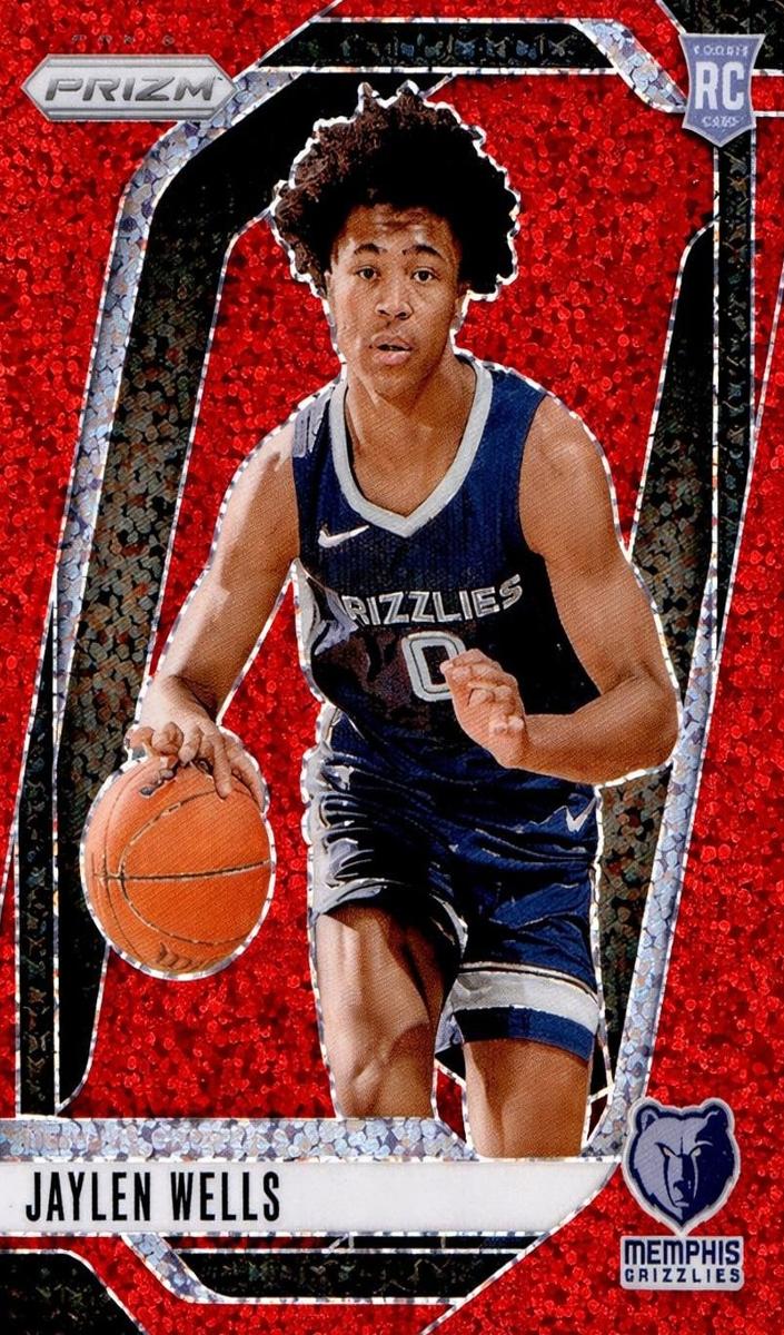 2024 Panini Prizm Basketball Red Sparkle Jaylen Wells #239