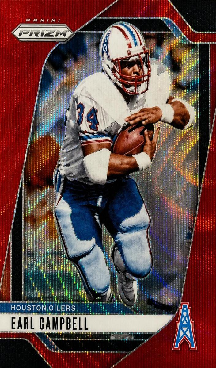 2024 Panini Prizm Football Red Wave Earl Campbell #297