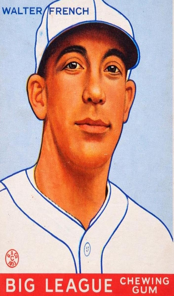 1933 R319 Goudey Baseball Walter French #177