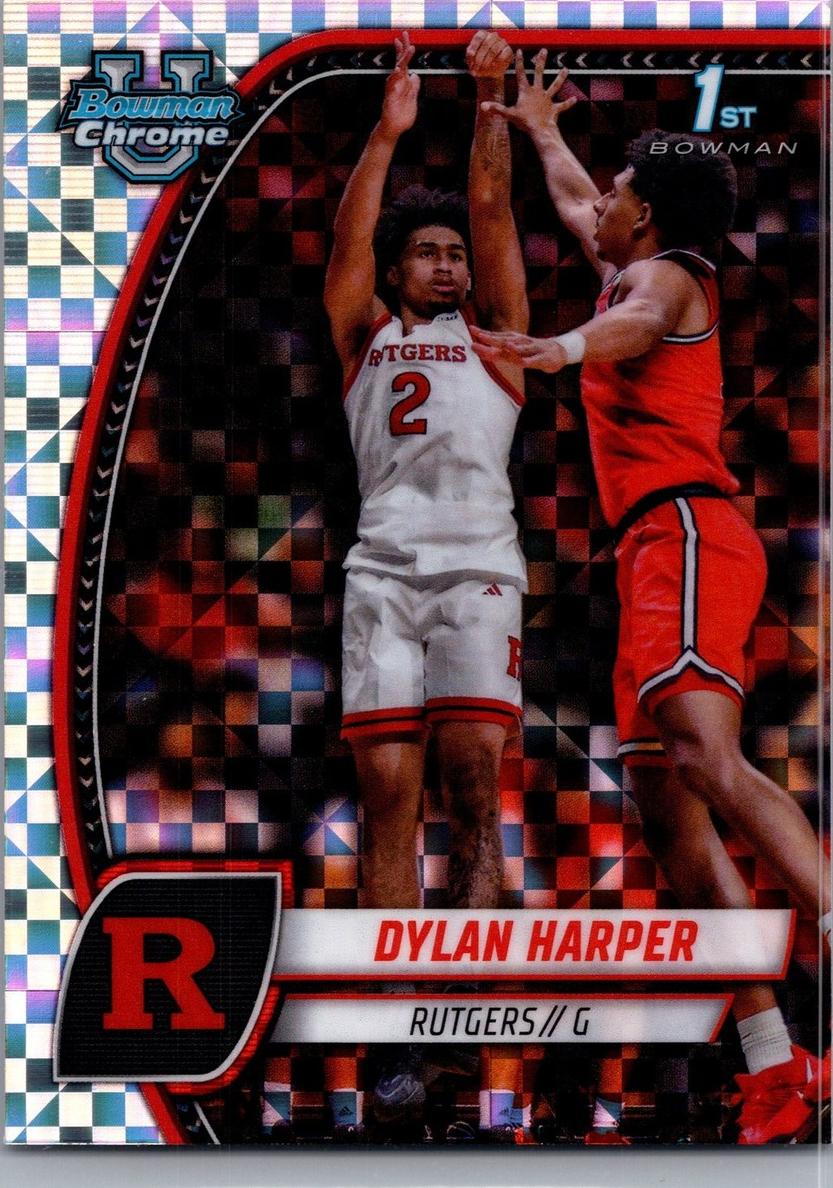 2024 Bowman Chrome University Basketball X-Fractor Dylan Harper #22