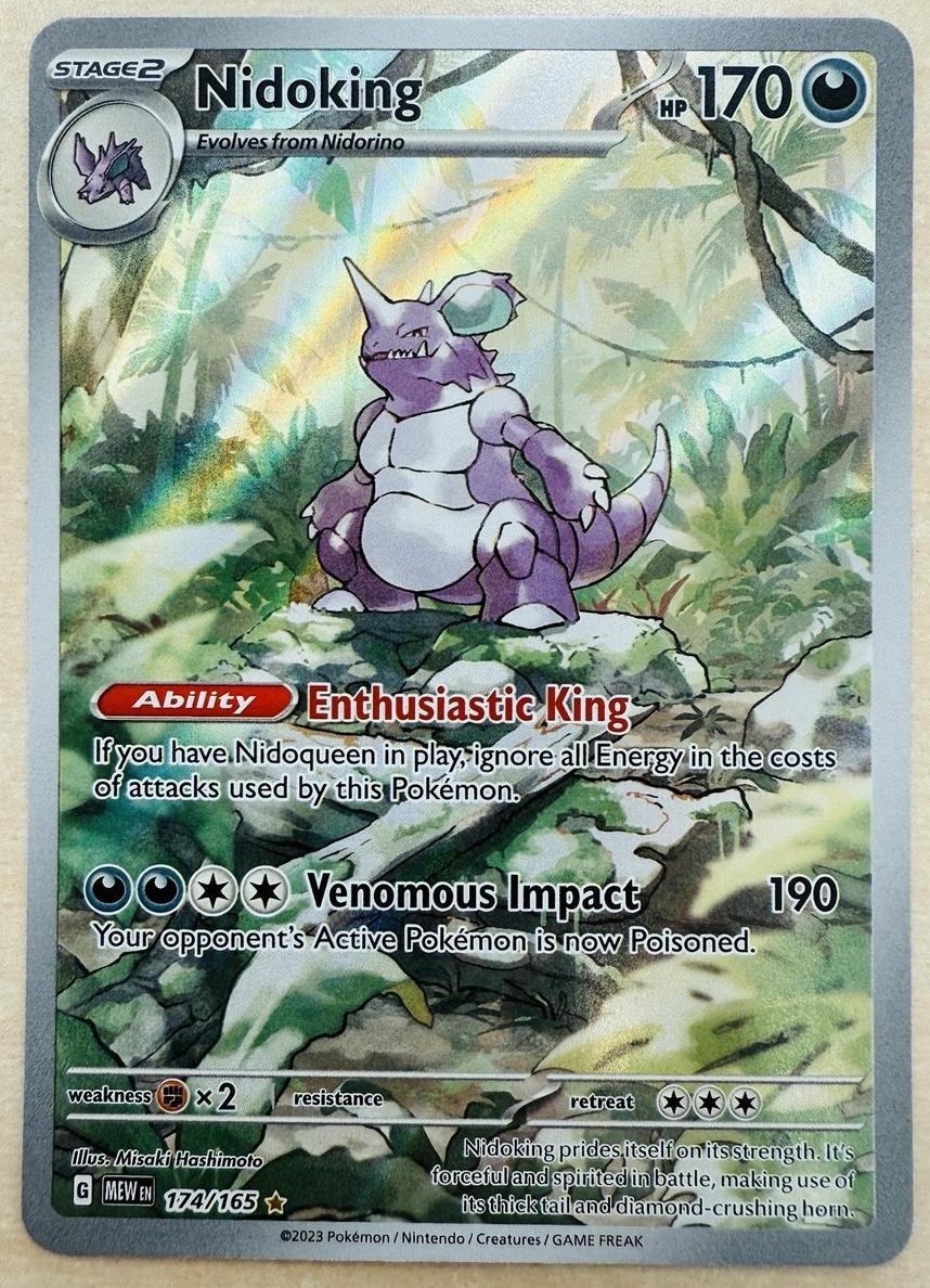 2023 Pokemon Scarlet & Violet 151 Nidoking #174 PSA 9