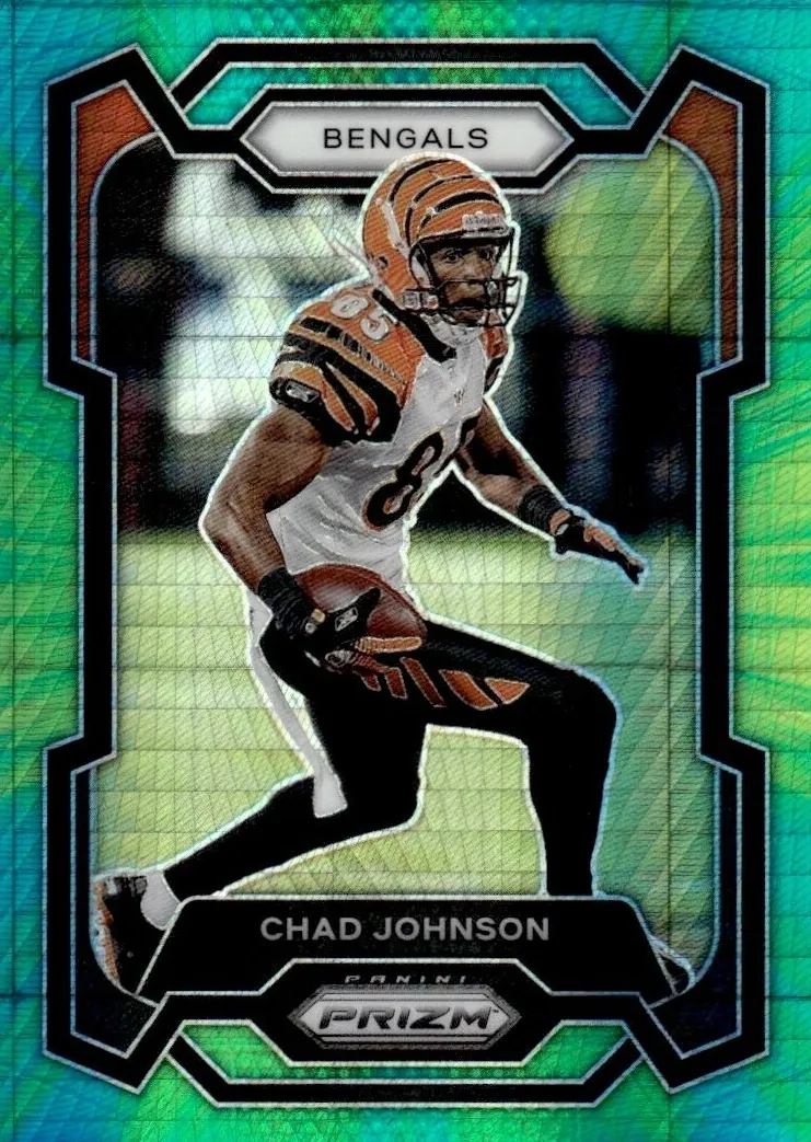 2023 Panini Prizm Football Hyper Chad Johnson #55