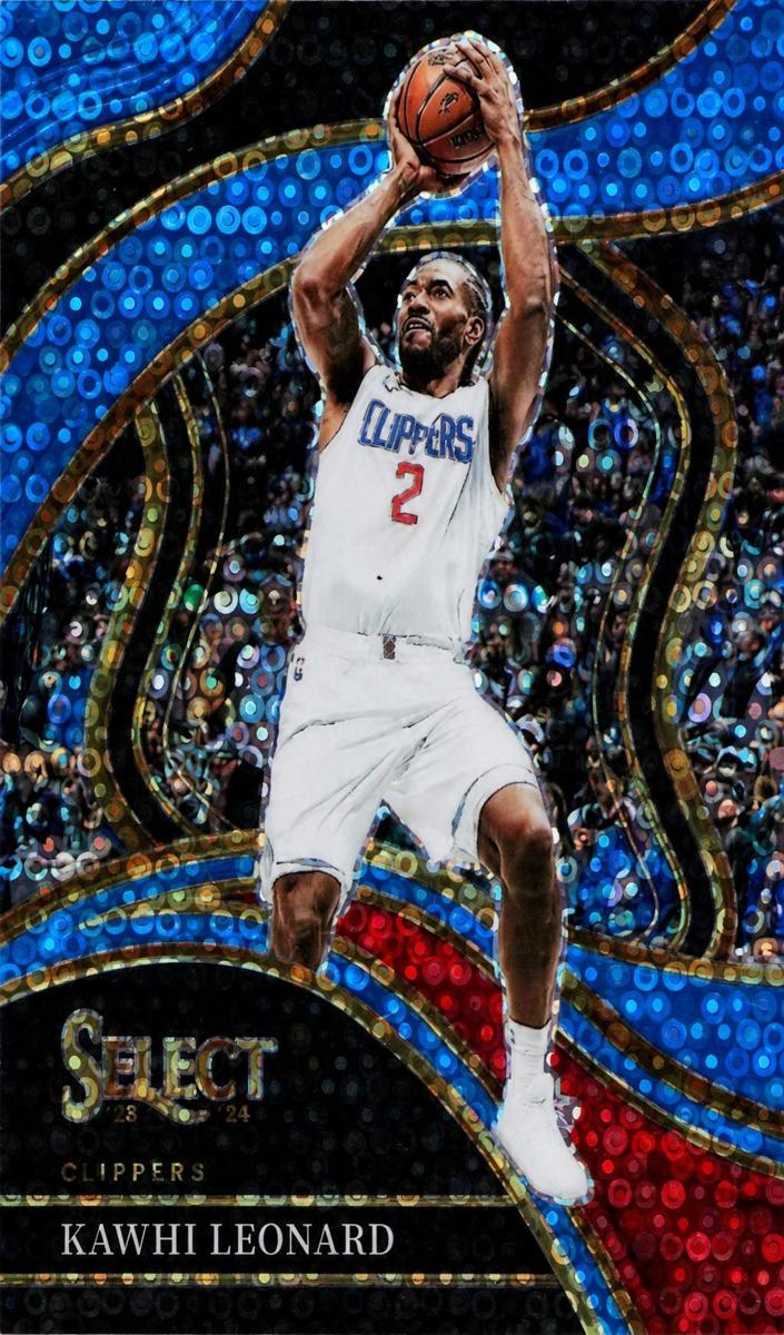 2023 Panini Select Basketball Light Blue Disco Kawhi Leonard #224 PSA 10