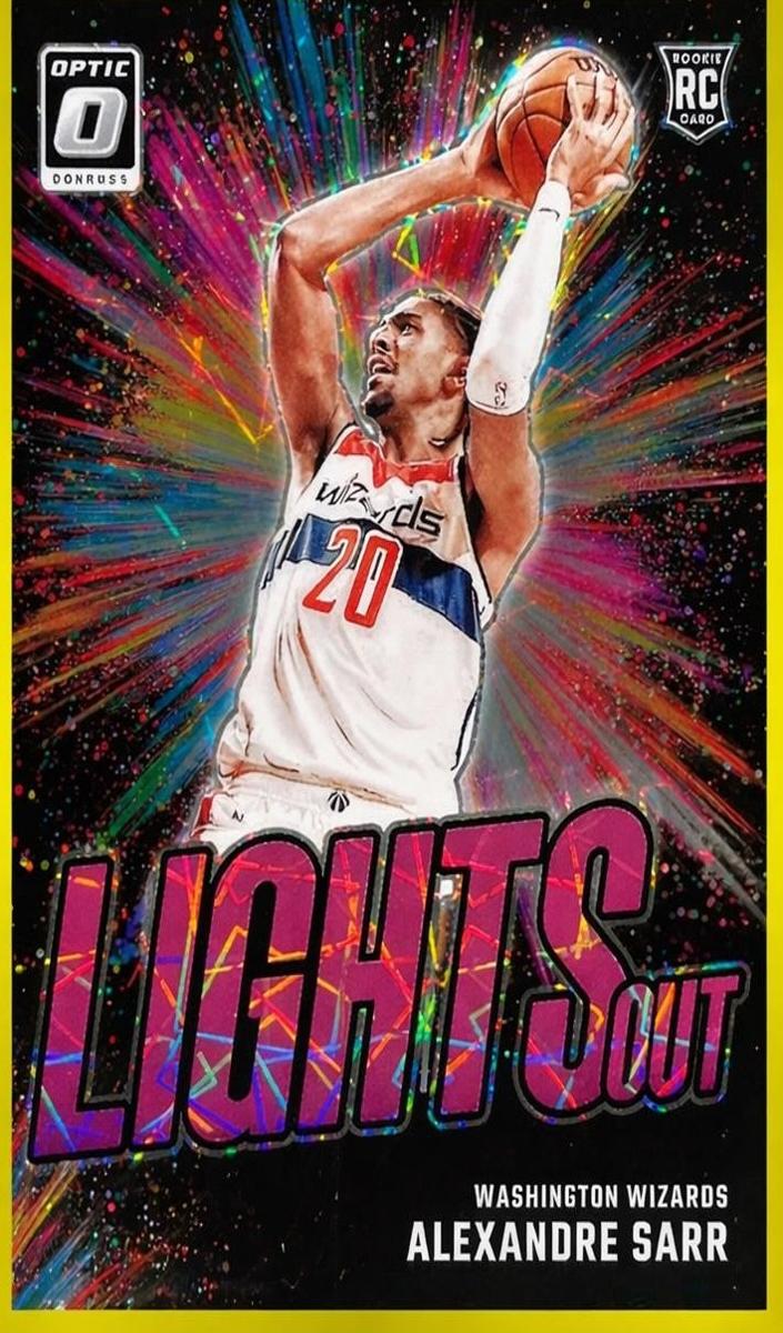 2024 Donruss Optic Basketball Pink Velocity Alexandre Sarr #5