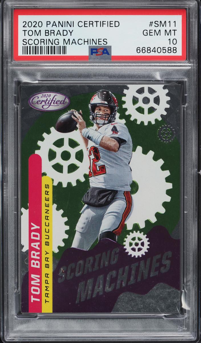 2020 Panini Certified Football Tom Brady #SM-11 PSA 9