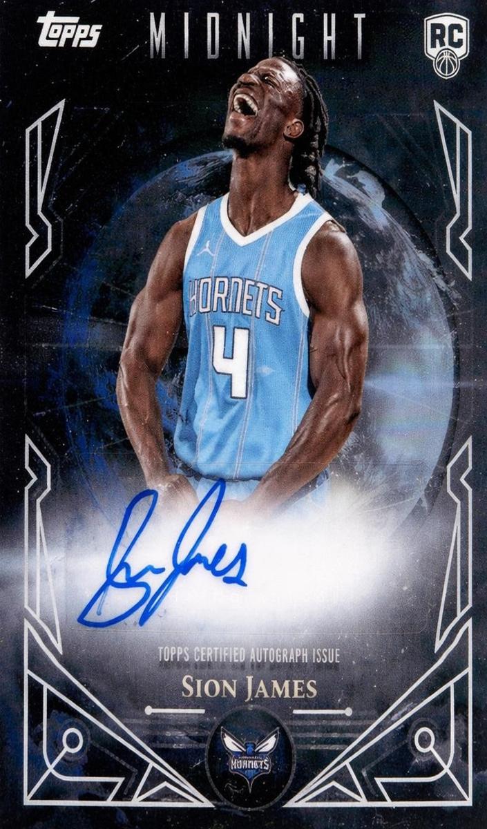 2025 Topps Midnight Basketball Sion James #MSR-SJ