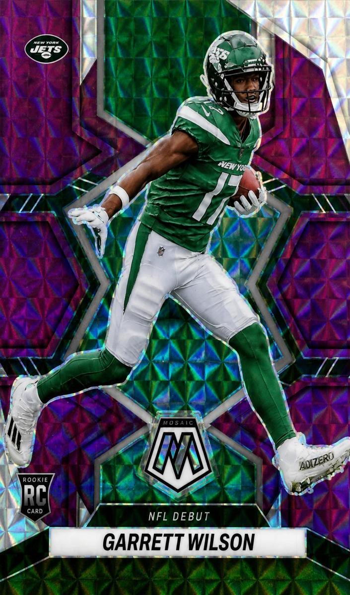 2022 Panini Mosaic Football Purple Garrett Wilson #276 SGC 10