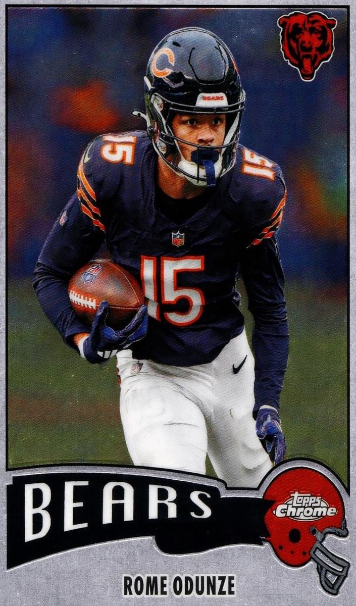 2025 Topps Chrome Football Rome Odunze #1975-6