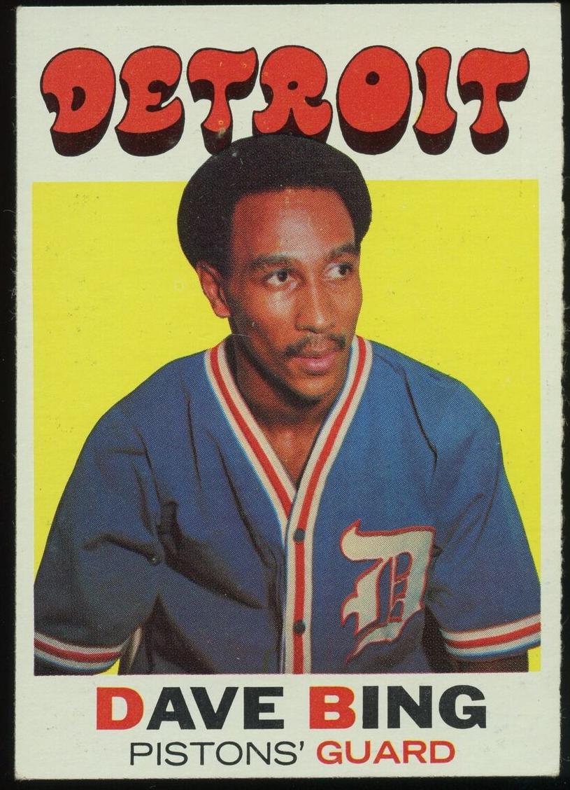 1971 Topps Basketball Dave Bing #78 PSA 7