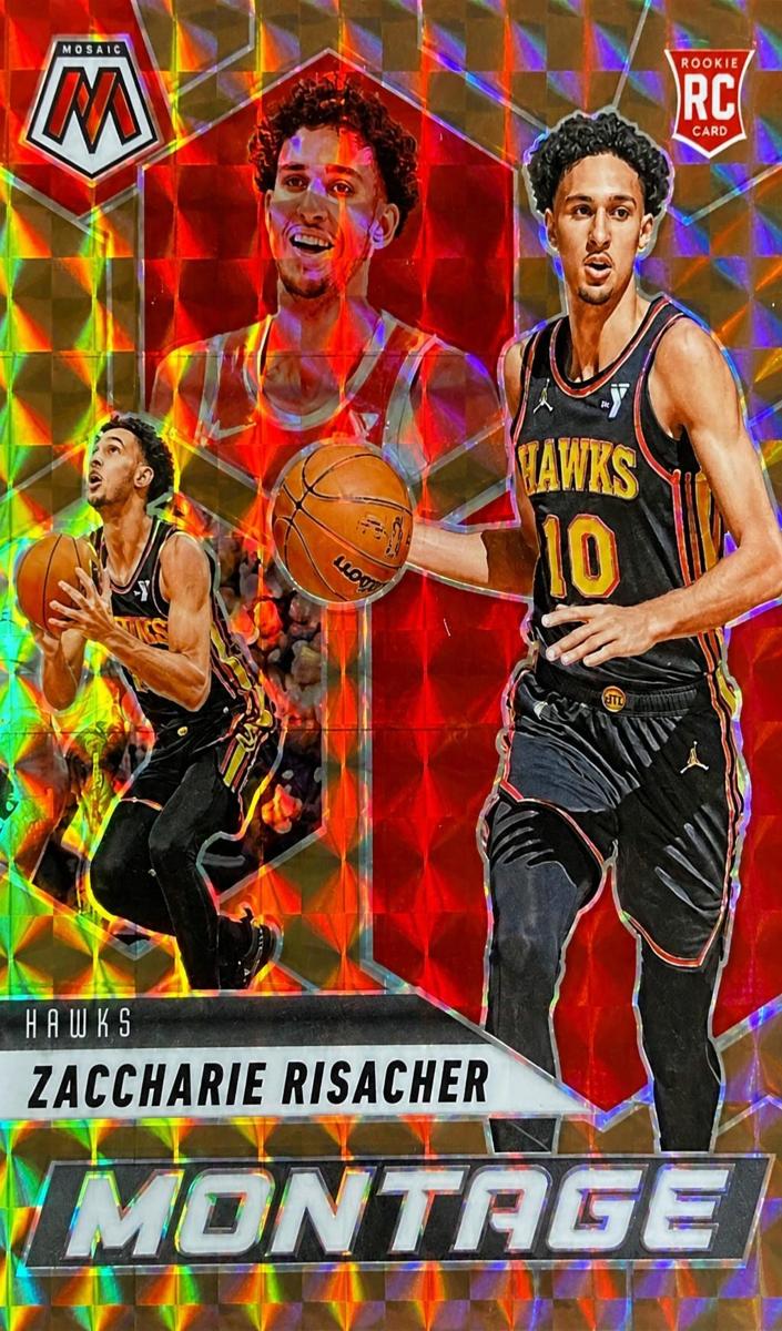 2024 Panini Mosaic Basketball Bronze Zaccharie Risacher #8