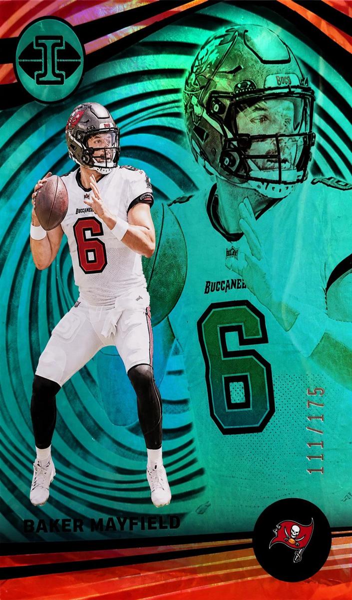 2023 Panini Illusions Football Trophy Collection Teal Baker Mayfield #98