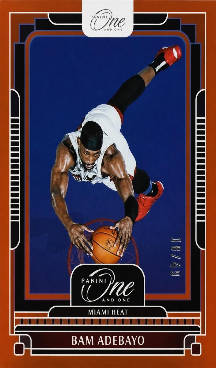 2024 Panini One and One Basketball Orange Bam Adebayo #49