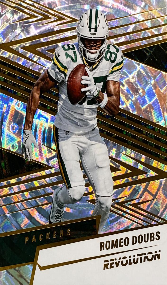 2025 Panini Revolution Football Fractal Romeo Doubs #179