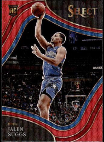 2021 Panini Select Basketball Red Wave Jalen Suggs #244