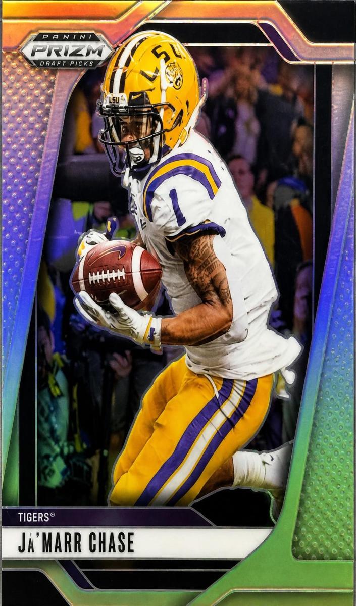2025 Panini Prizm Draft Picks Football Ja'Marr Chase #180 PSA 9