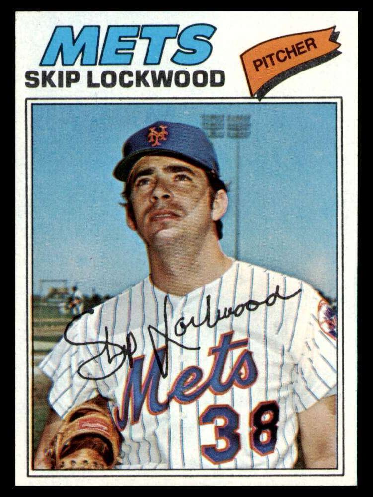 1977 Topps Baseball Skip Lockwood #65