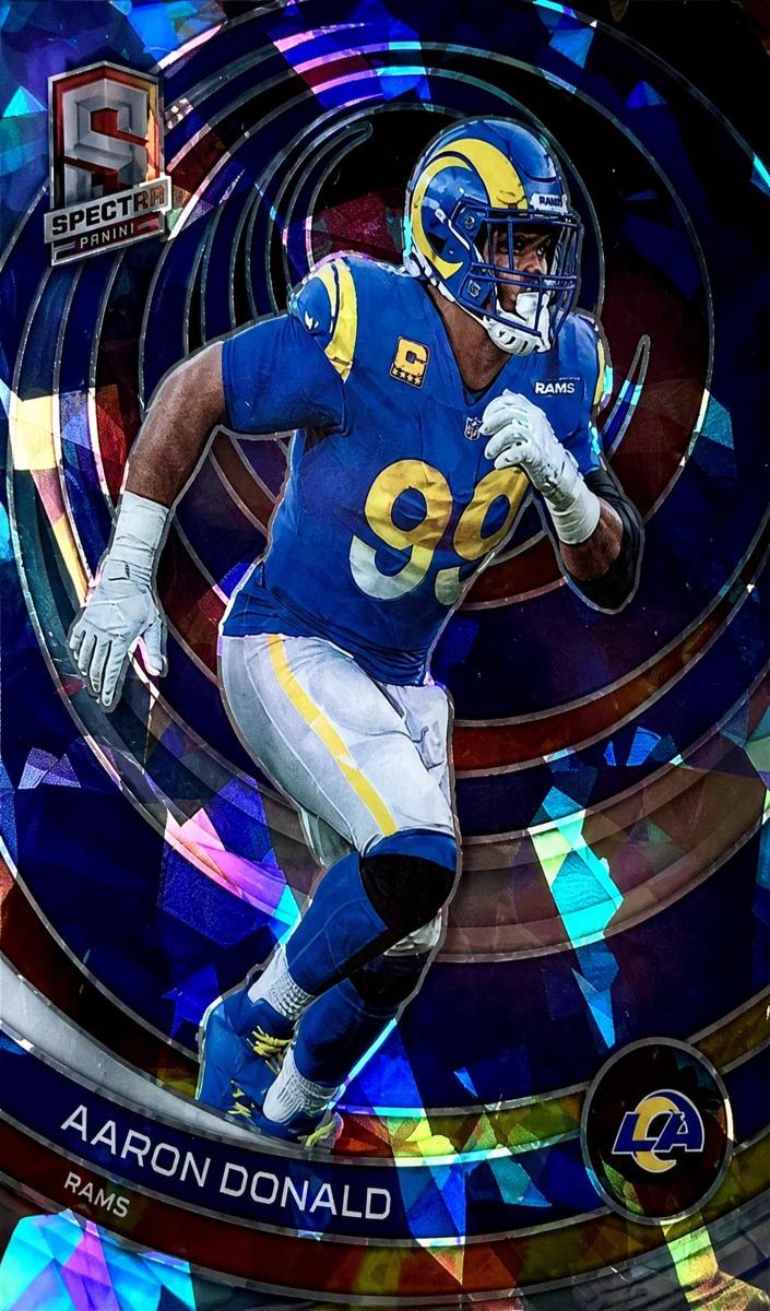 2023 Panini Spectra Football Astral Aaron Donald #53 PSA 10
