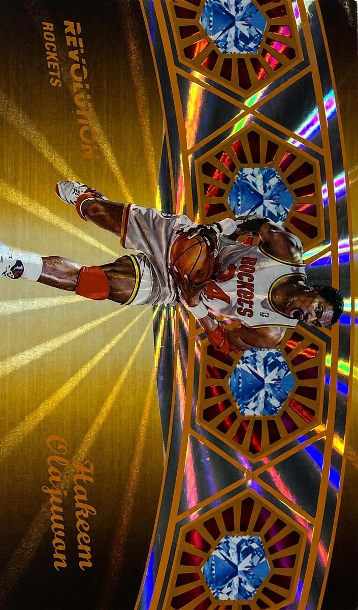 2024 Panini Revolution Basketball Sunburst Hakeem Olajuwon #13