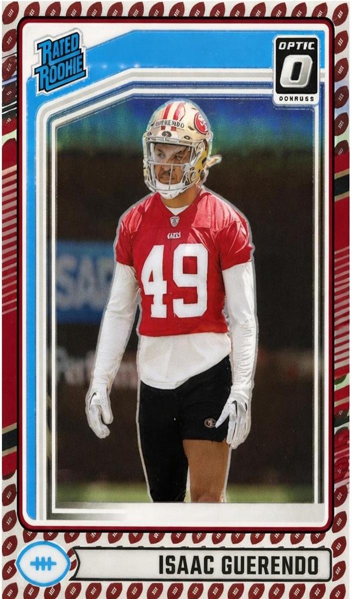 2024 Panini Donruss Football Football Emoji Isaac Guerendo #336