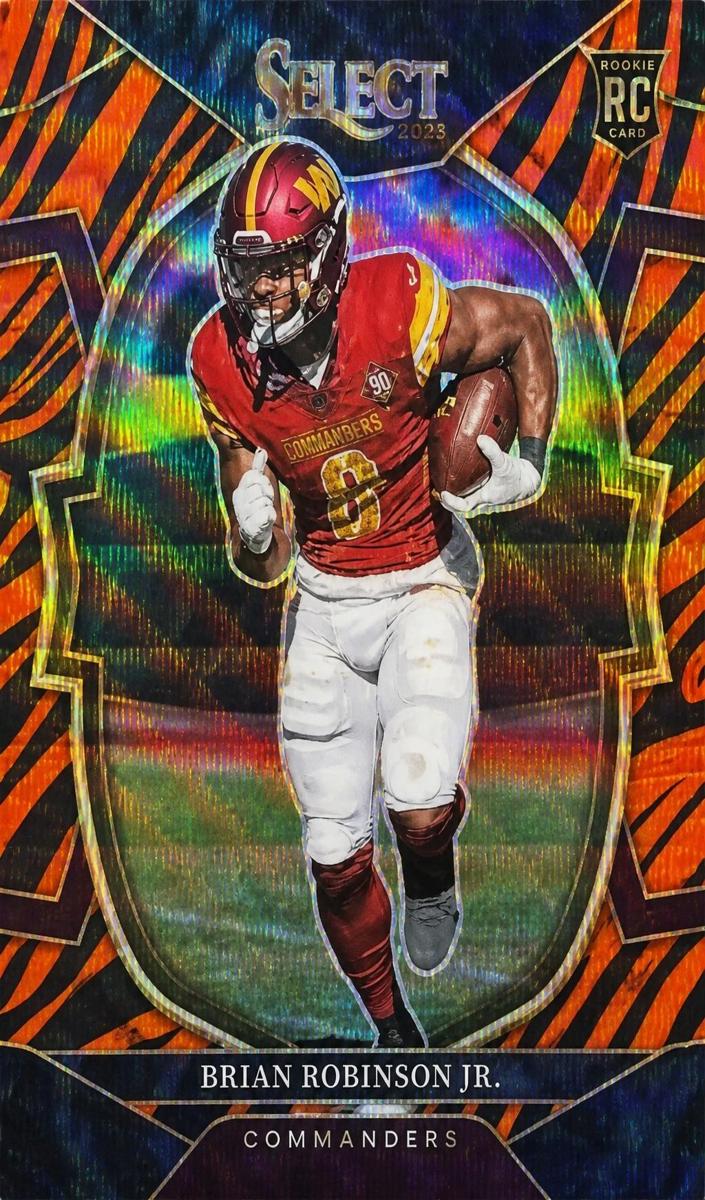 2022 Panini Select Football Tiger Prizm Brian Robinson Jr. #78