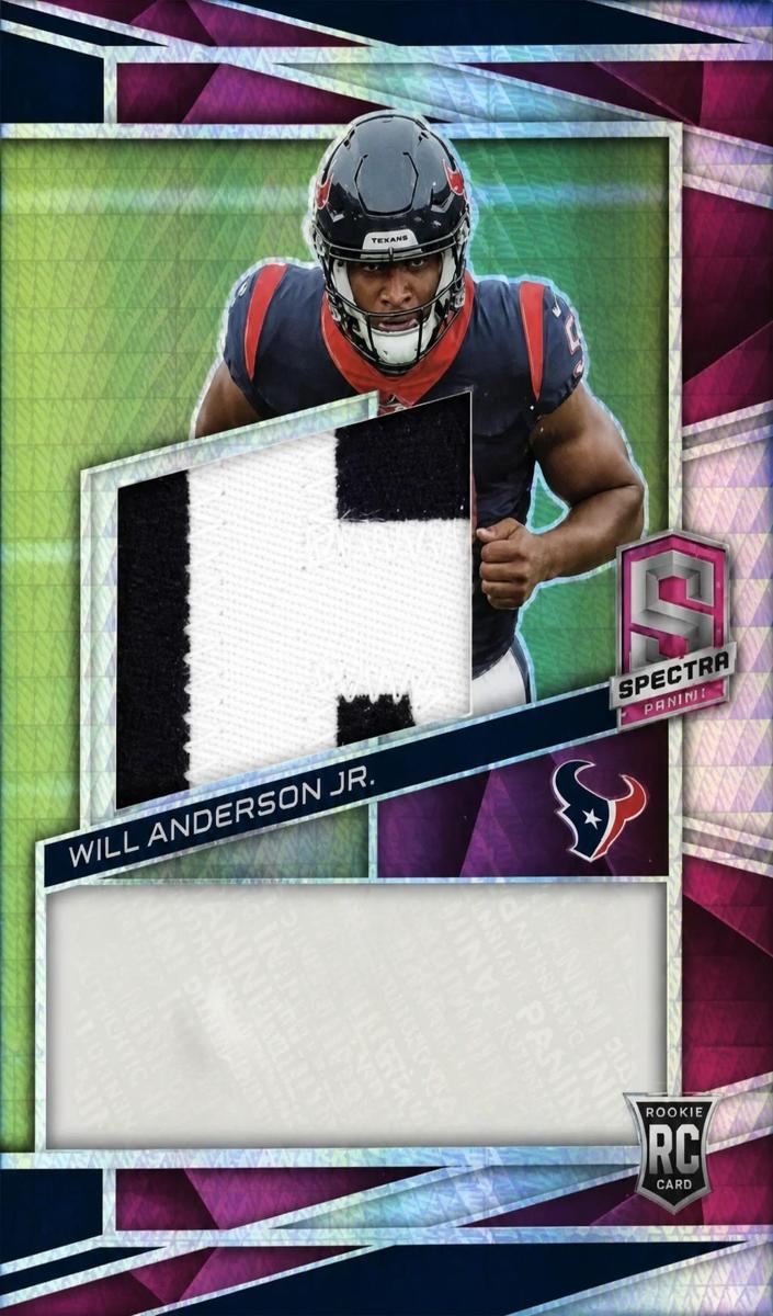 2023 Panini Spectra Football Neon Pink Will Anderson Jr. #240
