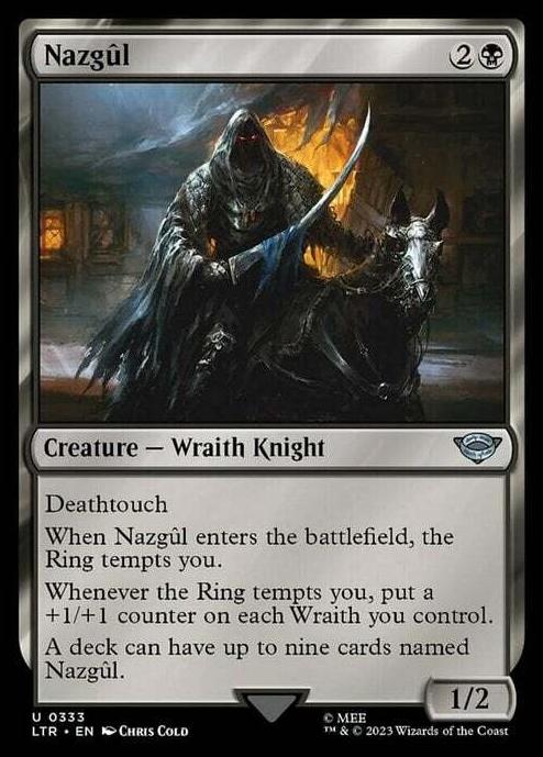 2023 Magic The Gathering Lord of Rings: Tales of Middle-earth Nazgul #333