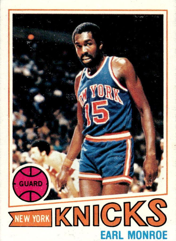1977 Topps Basketball Earl Monroe #6 PSA 6