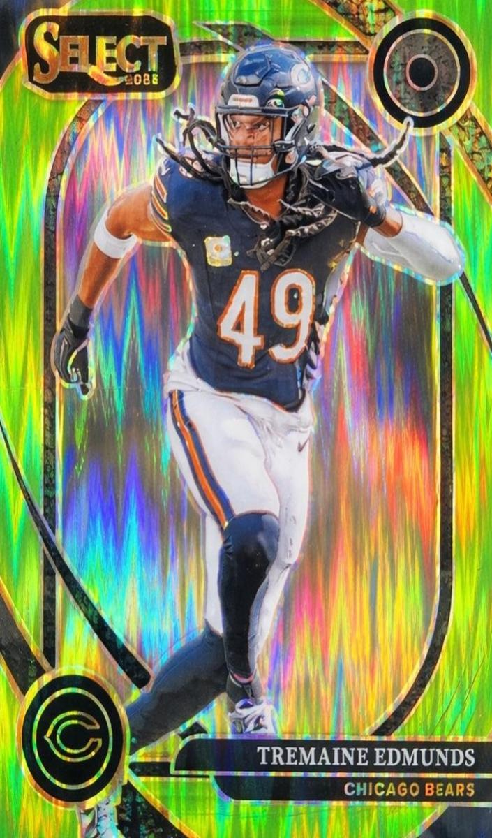 2024 Panini Select Football Neon Green Shock Tremaine Edmunds #297