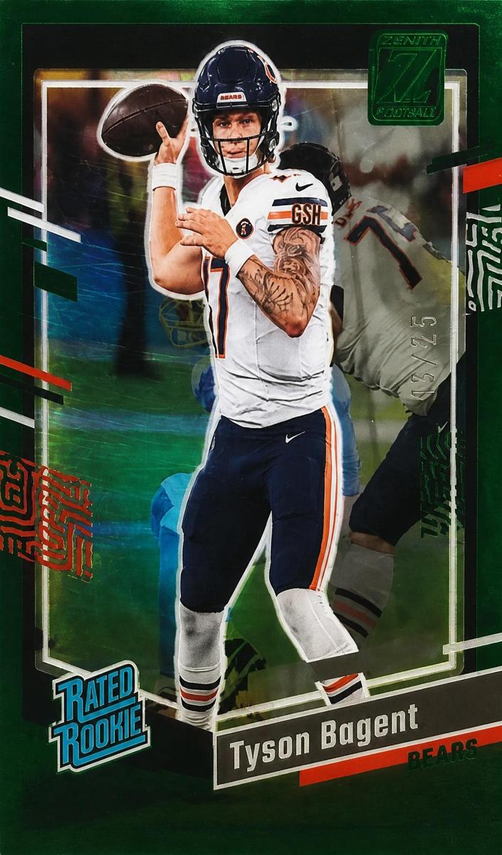 2023 Panini Clearly Donruss Football Green Tyson Bagent #100