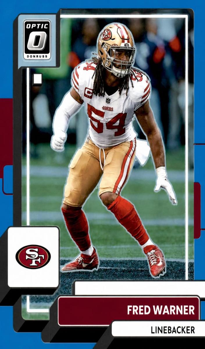 2022 Donruss Optic Football Aqua Fred Warner #171