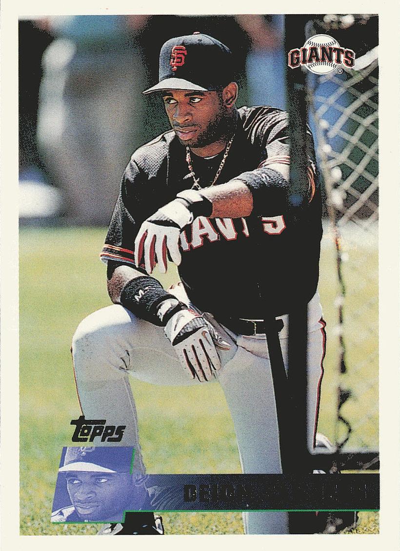 1996 Topps Baseball Deion Sanders #315