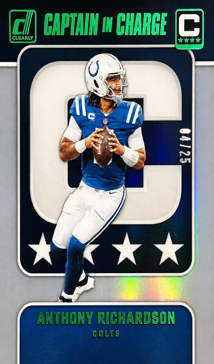 2024 Panini Clearly Donruss Football Green Anthony Richardson #6