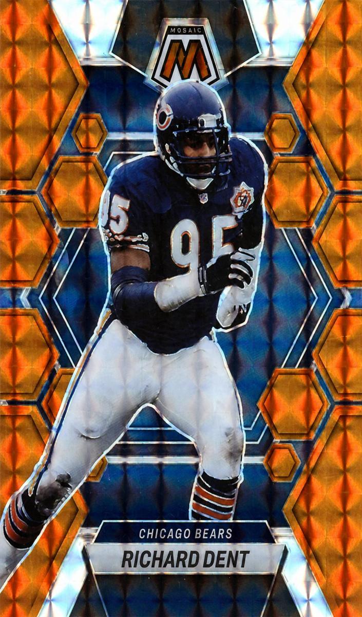 2023 Panini Mosaic Football Orange Richard Dent #39